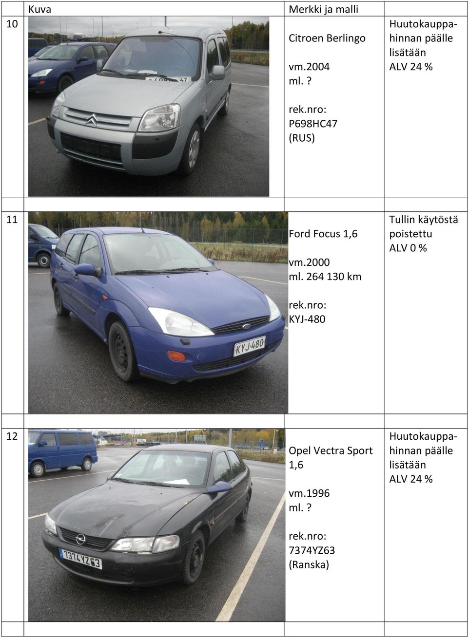 ? P698HC47 (RUS) 11 Ford Focus 1,6 vm.