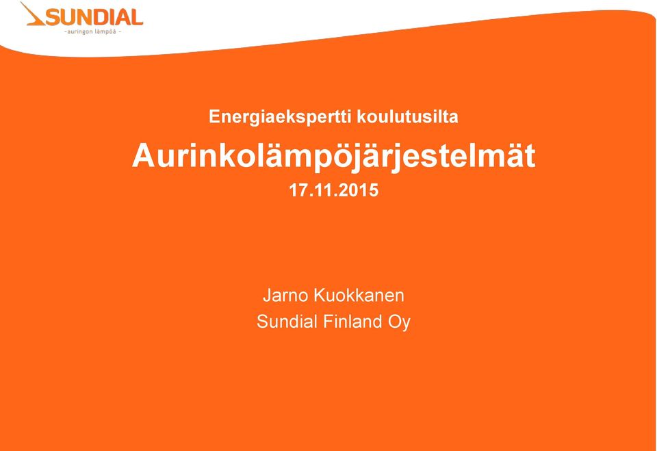 Aurinkolämpöjärjestelmät