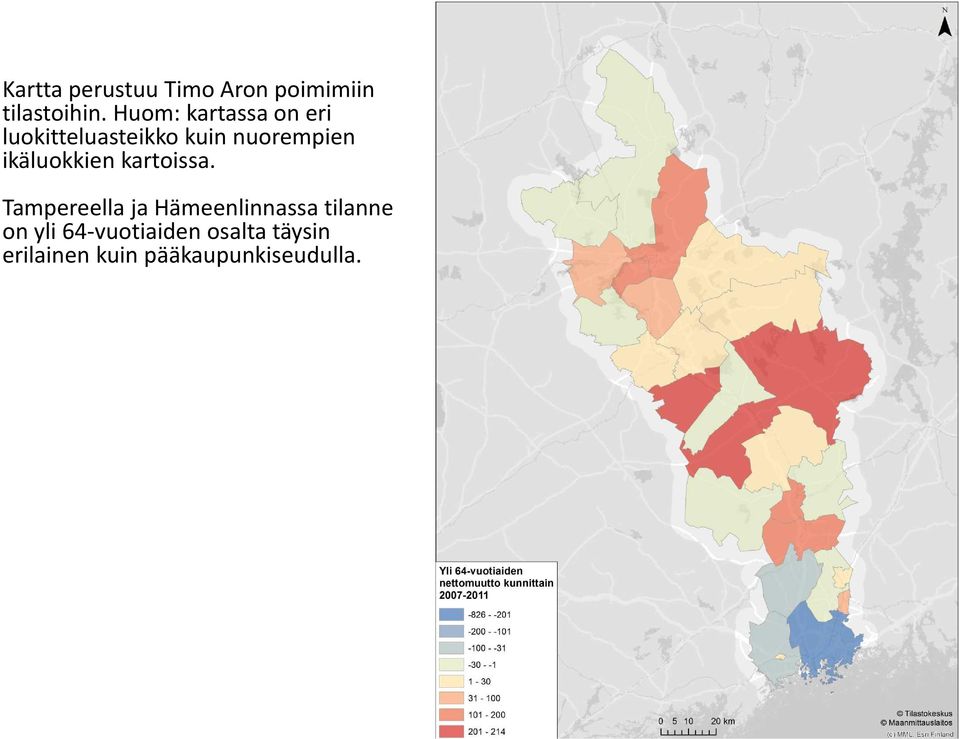 ikäluokkien kartoissa.