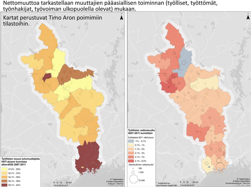 työnhakijat, työvoiman ulkopuolella olevat)
