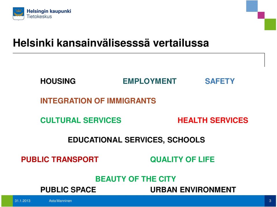 EDUCATIONAL SERVICES, SCHOOLS PUBLIC TRANSPORT QUALITY OF LIFE