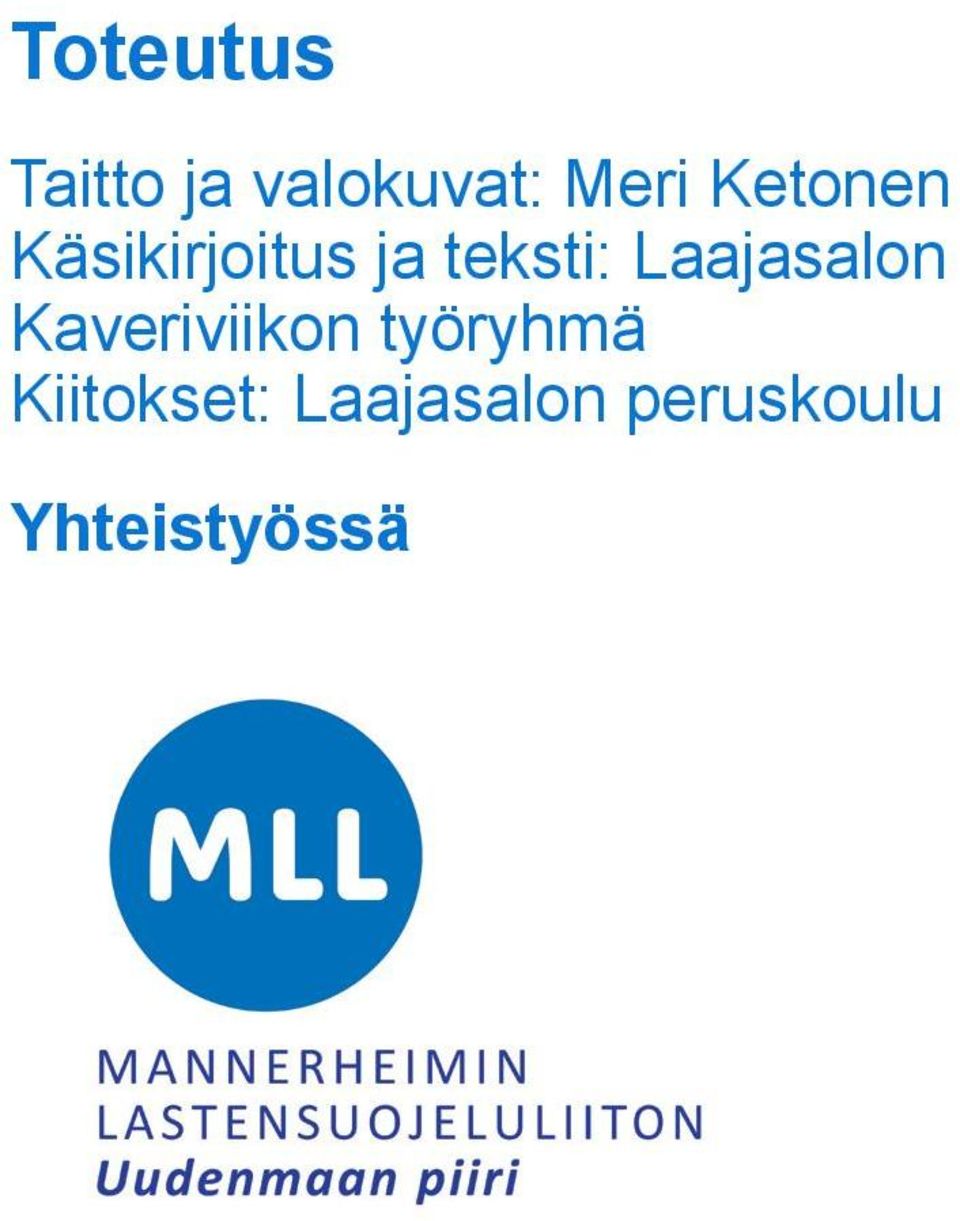 Laajasalon Kaveriviikon työryhmä