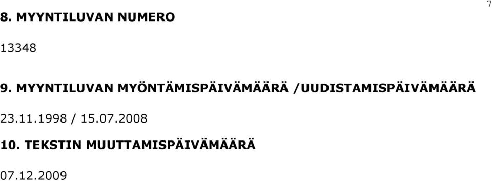 /UUDISTAMISPÄIVÄMÄÄRÄ 23.11.1998 / 15.