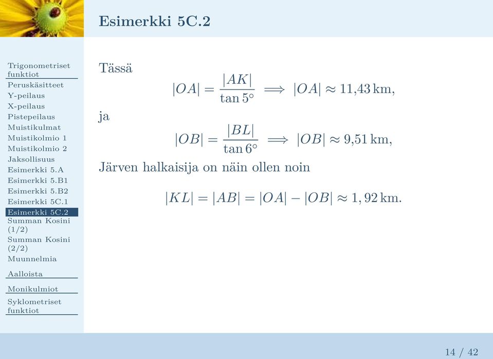 Muistikolmio 2 Jaksollisuus Esimerkki 5.A Esimerkki 5.B1 Esimerkki 5.