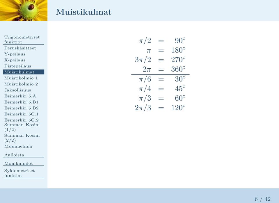 B1 Esimerkki 5.B2 Esimerkki 5C.1 Esimerkki 5C.