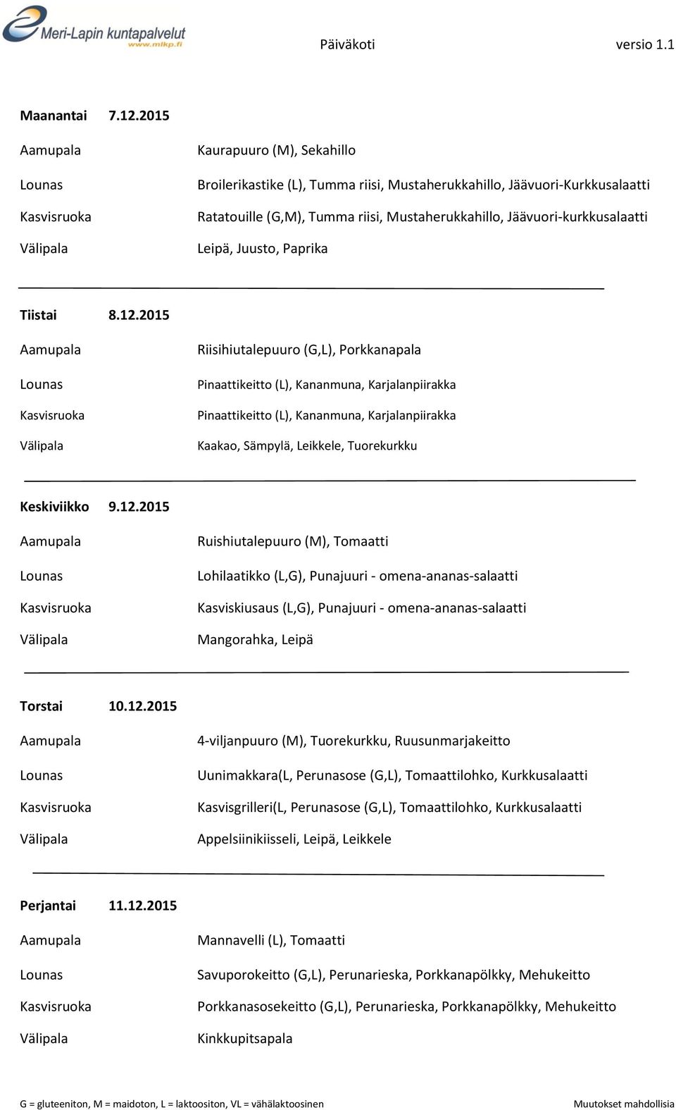 Paprika Tiistai 8.12.