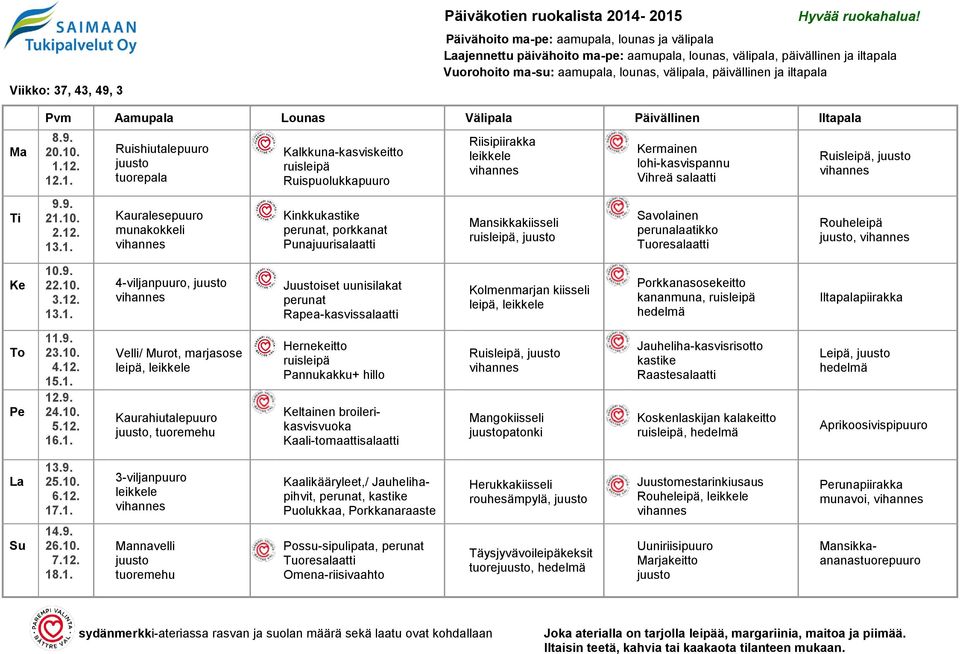 lohi-kasvispannu Vihreä salaatti Savolainen perunalaatikko Ruisleipä,, 10