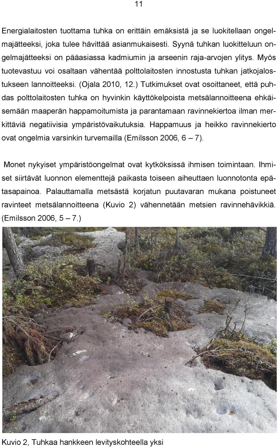 Myös tuotevastuu voi osaltaan vähentää polttolaitosten innostusta tuhkan jatkojalostukseen lannoitteeksi. (Ojala 2010, 12.