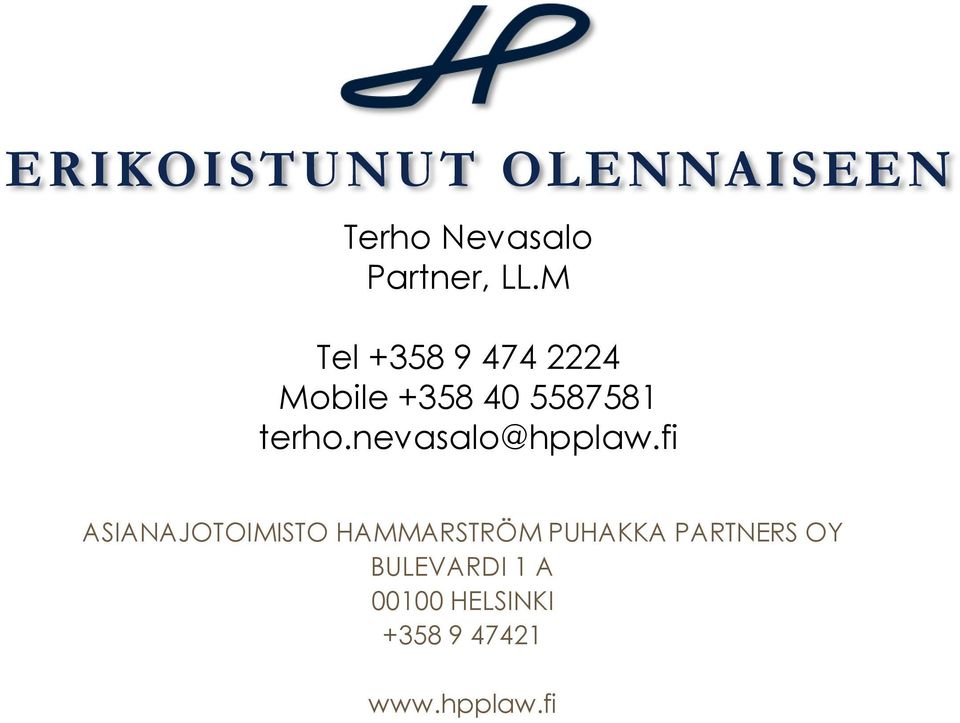 nevasalo@hpplaw.