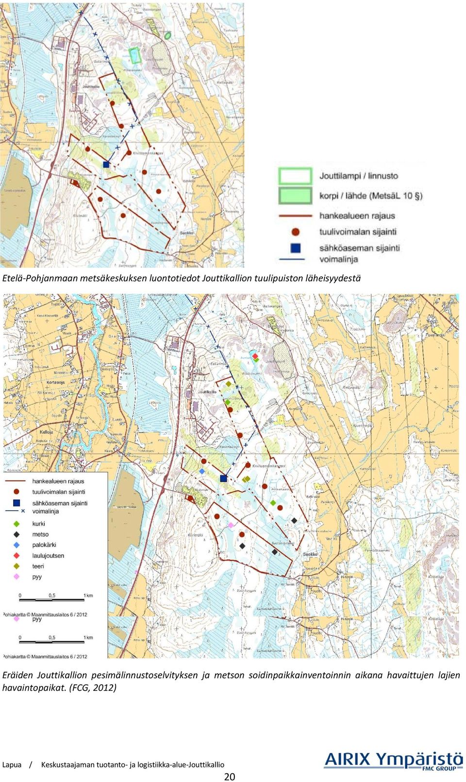 Jouttikallion pesimälinnustoselvityksen ja metson