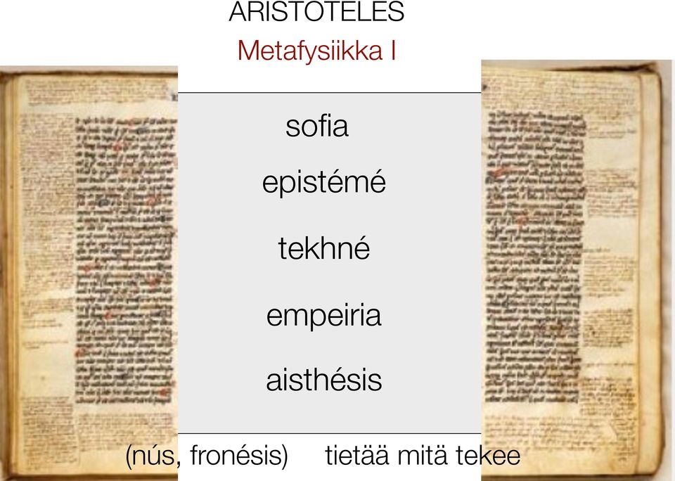 empeiria aisthésis (nús,