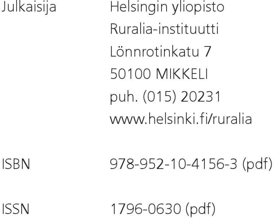 MIKKELI puh. (015) 20231 www.helsinki.