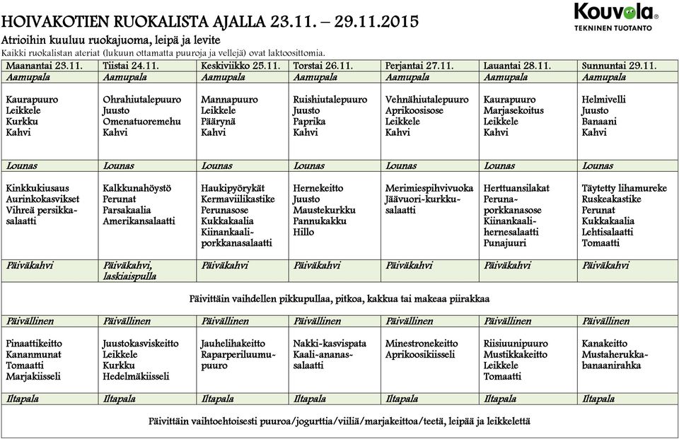 2015 Maanantai 23.11.