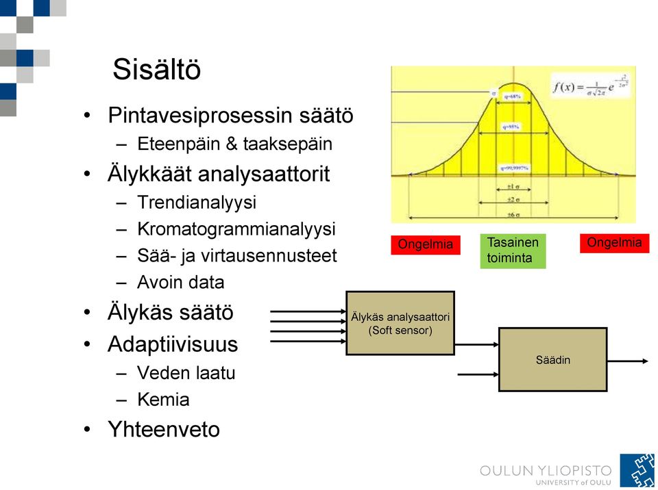 virtausennusteet Avoin data Älykäs säätö Adaptiivisuus Veden laatu