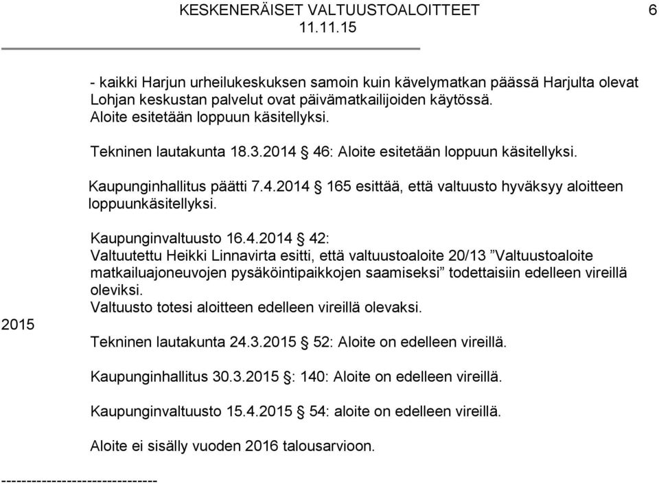 2015 Kaupunginvaltuusto 16.4.