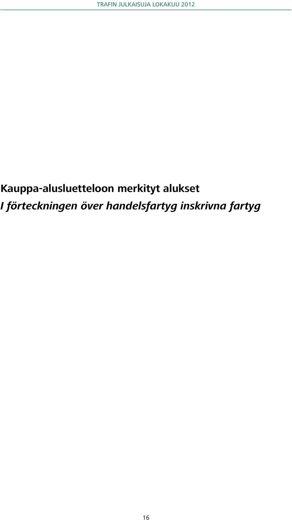 förteckningen över