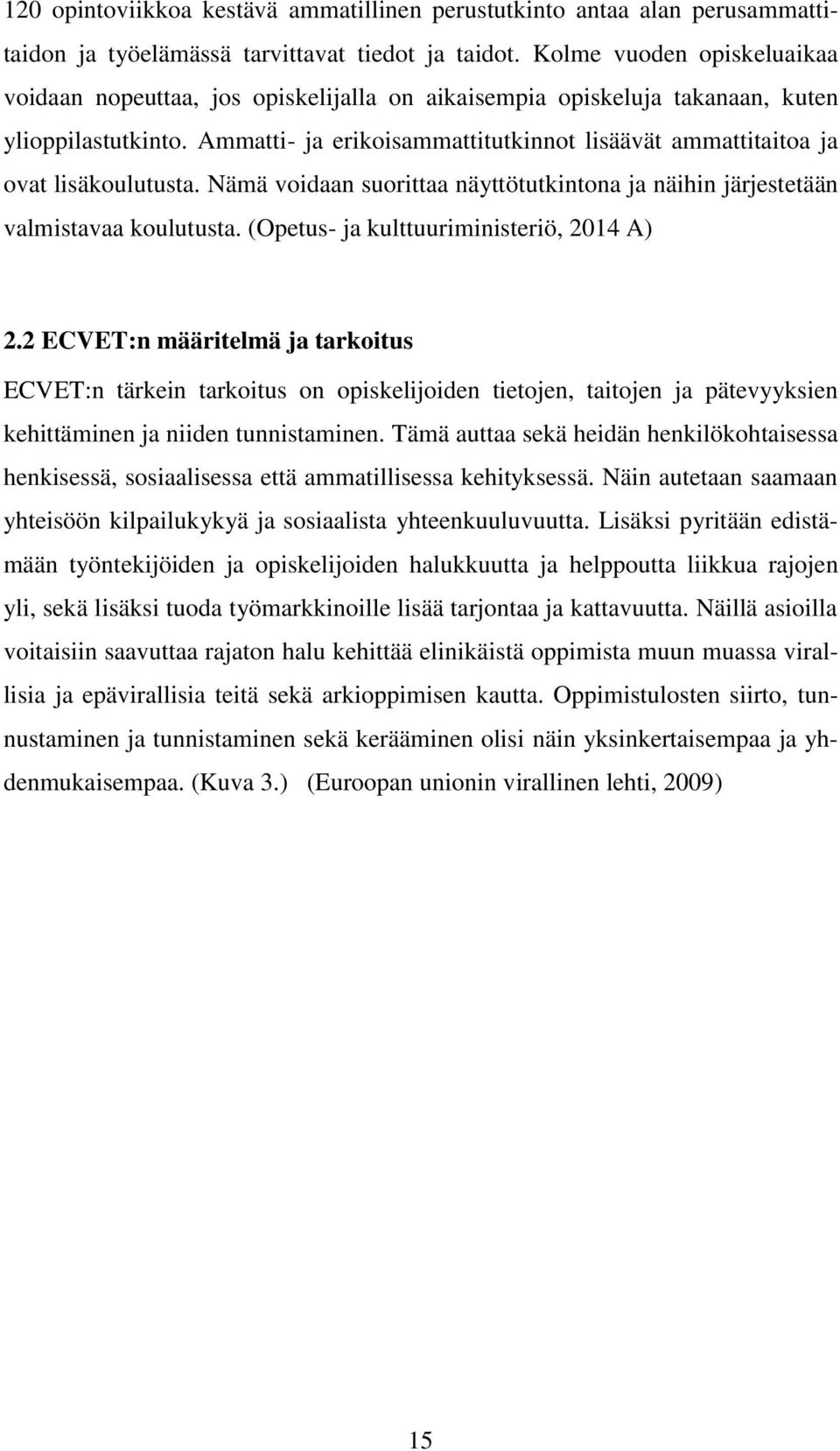 Ammatti- ja erikoisammattitutkinnot lisäävät ammattitaitoa ja ovat lisäkoulutusta. Nämä voidaan suorittaa näyttötutkintona ja näihin järjestetään valmistavaa koulutusta.