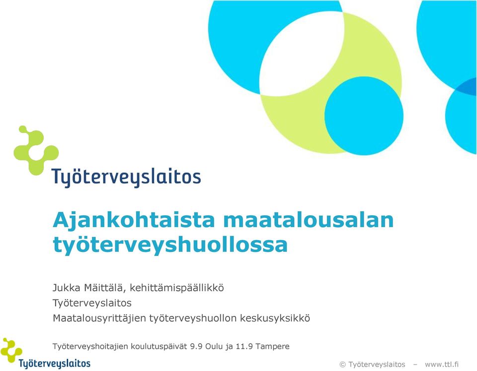 Maatalousyrittäjien työterveyshuollon keskusyksikkö