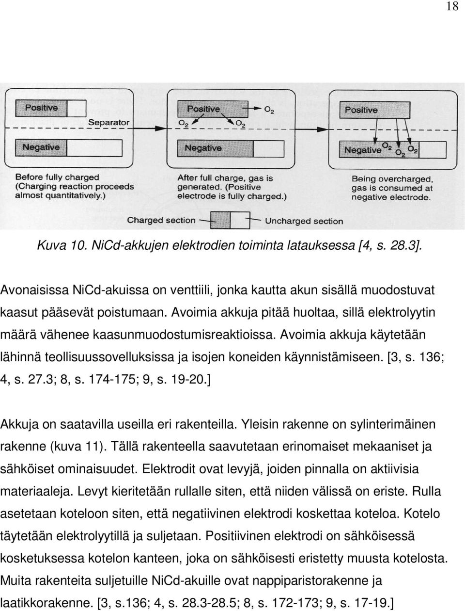 136; 4, s. 27.3; 8, s. 174-175; 9, s. 19-20.] Akkuja on saatavilla useilla eri rakenteilla. Yleisin rakenne on sylinterimäinen rakenne (kuva 11).