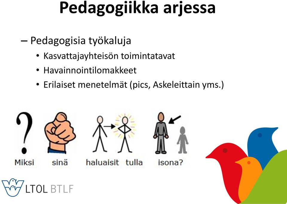 toimintatavat Havainnointilomakkeet