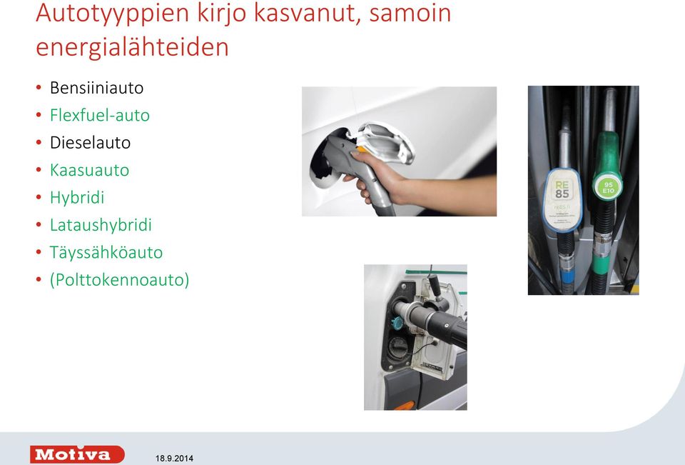 Flexfuel-auto Dieselauto Kaasuauto