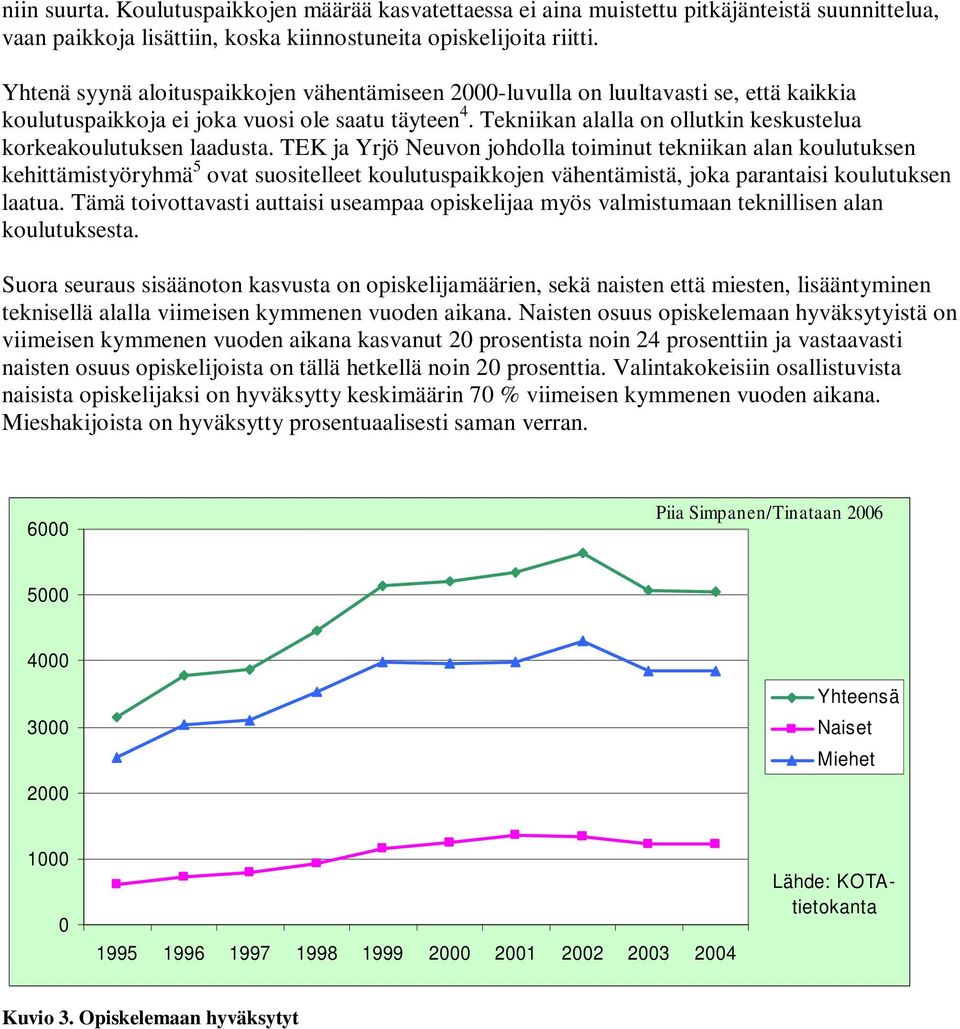 Tekniikan alalla on ollutkin keskustelua korkeakoulutuksen laadusta.