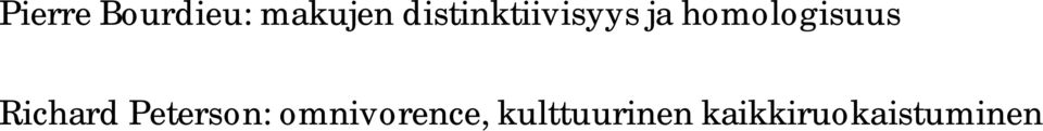 homologisuus Richard Peterson:
