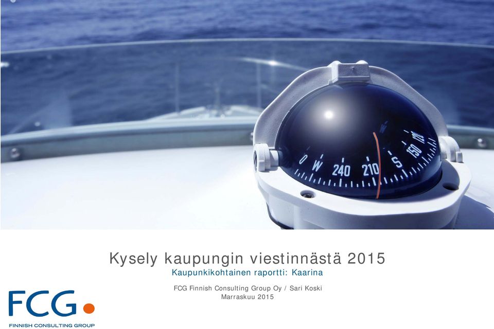 Kaarina FCG Finnish Consulting