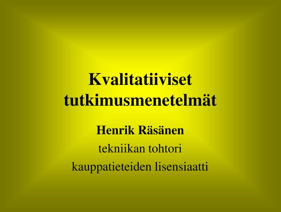Henrik Räsänen