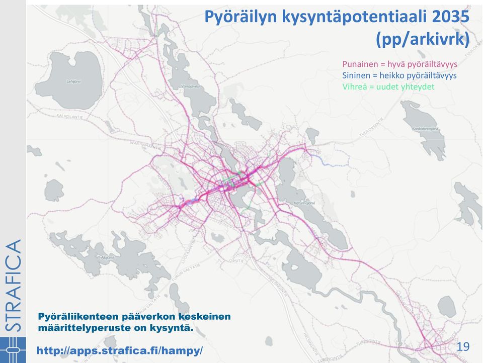 = uudet yhteydet Pyöräliikenteen pääverkon keskeinen