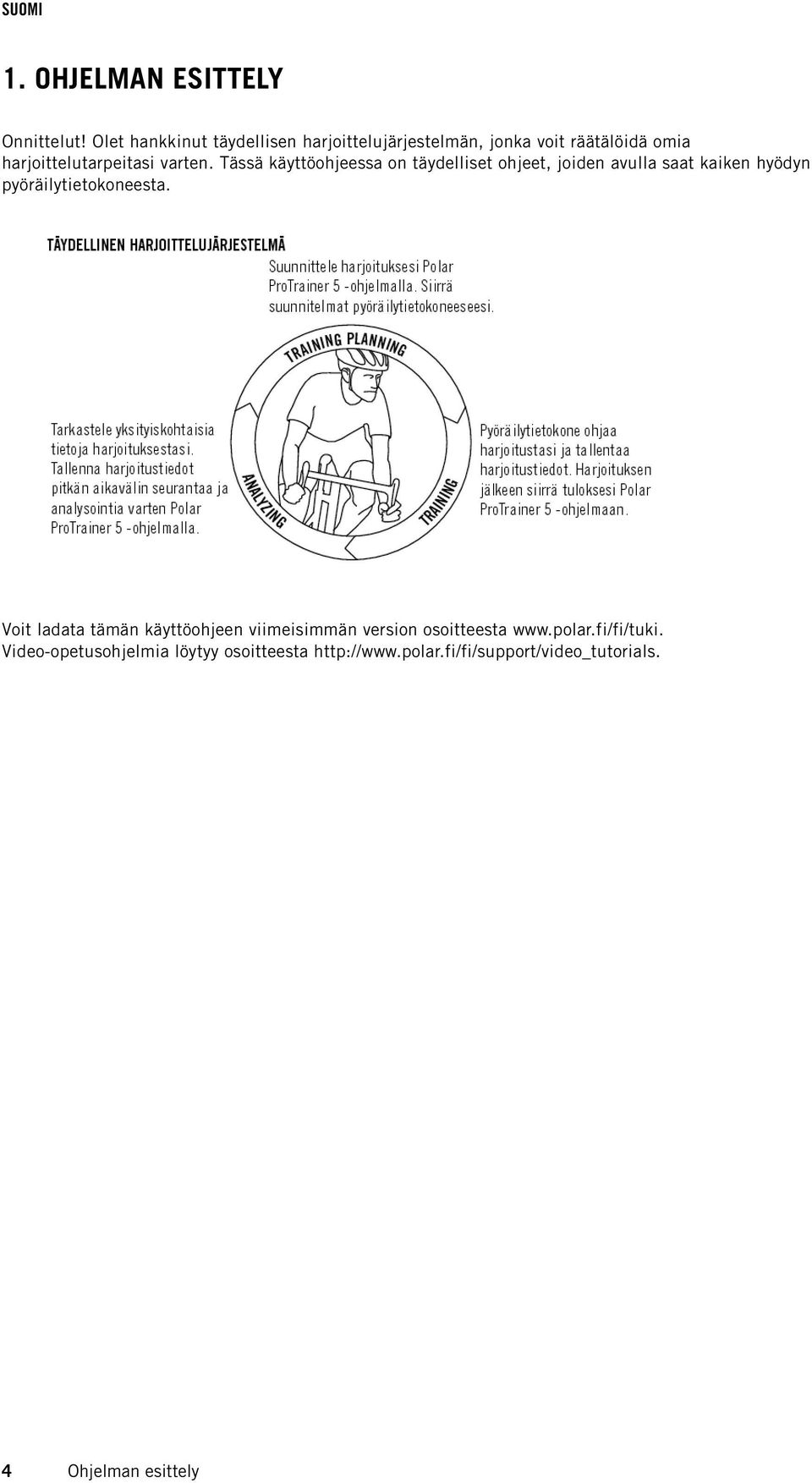 Tässä käyttöohjeessa on täydelliset ohjeet, joiden avulla saat kaiken hyödyn pyöräilytietokoneesta.