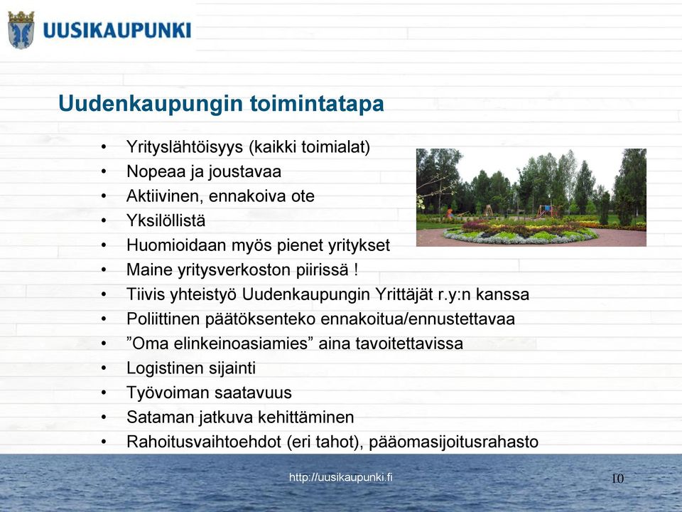 Tiivis yhteistyö Uudenkaupungin Yrittäjät r.