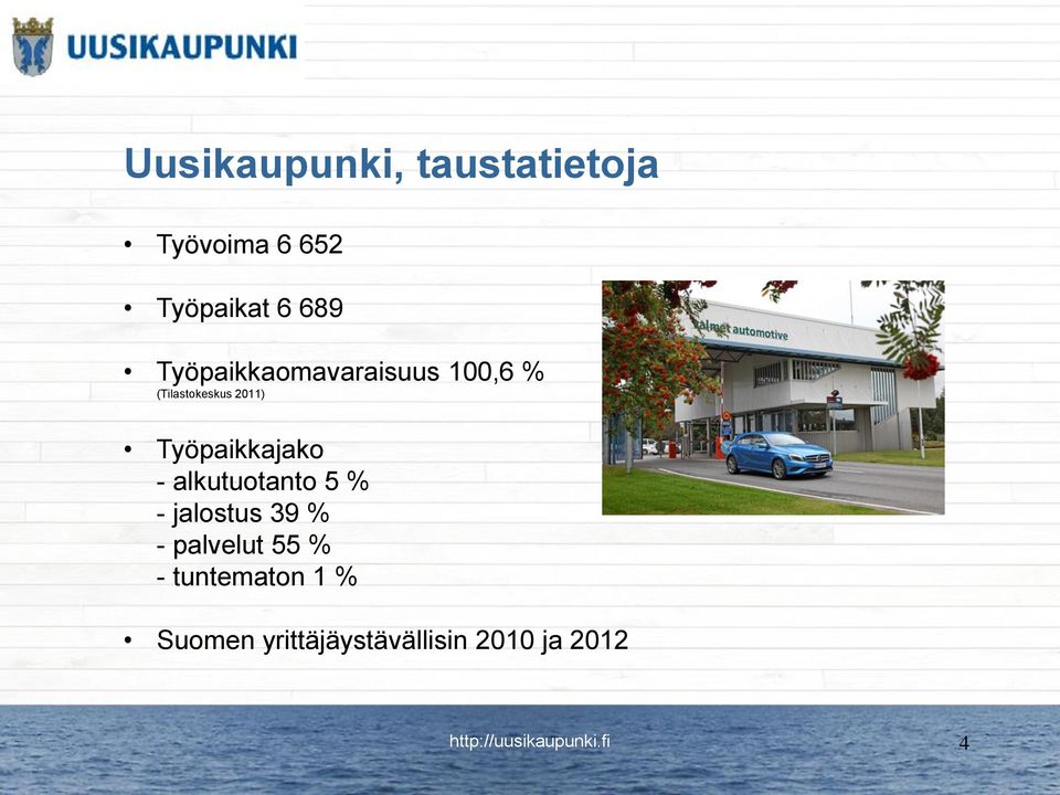 Työpaikkajako - alkutuotanto 5 % - jalostus 39 % -