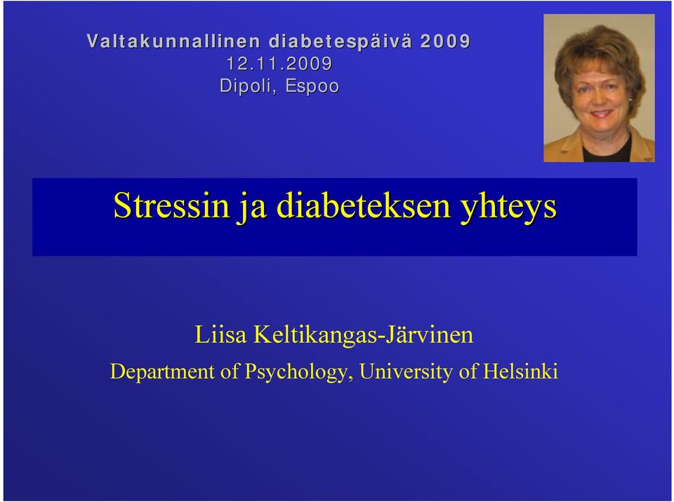 diabeteksen yhteys Liisa