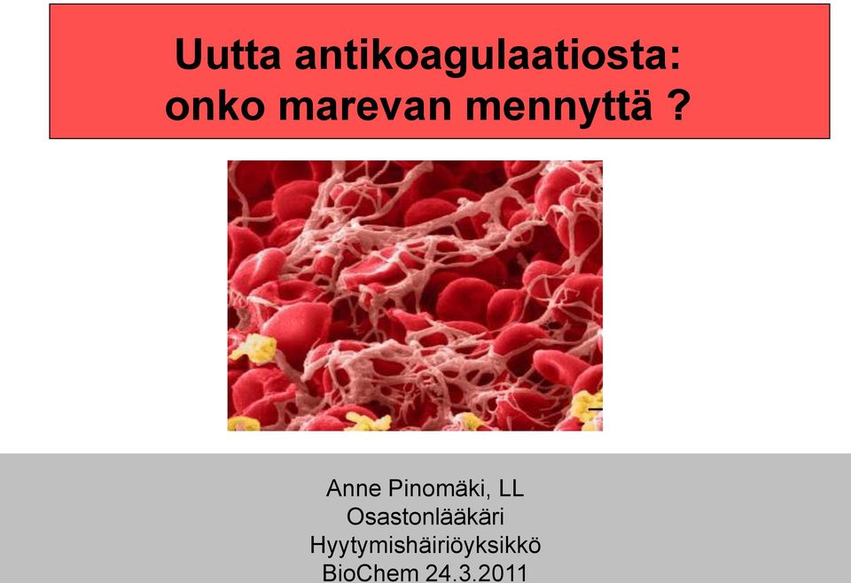 Anne Pinomäki, LL