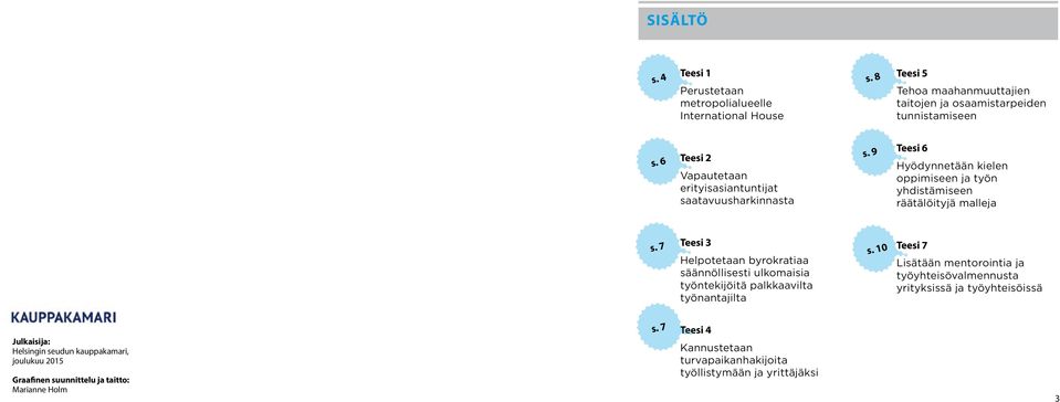 7 Teesi 3 Helpotetaan byrokratiaa säännöllisesti ulkomaisia työntekijöitä palkkaavilta työnantajilta s.