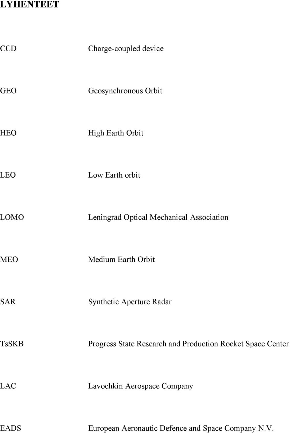 SAR Synthetic Aperture Radar TsSKB Progress State Research and Production Rocket Space