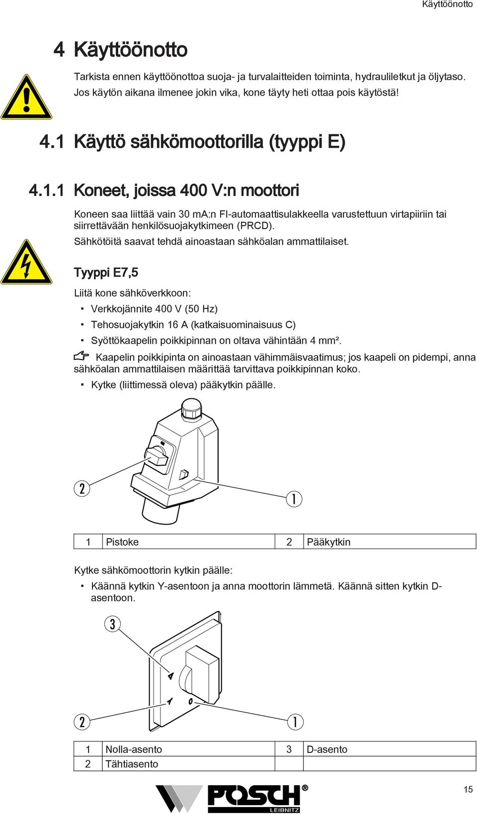 Sähkötöitä saavat tehdä ainoastaan sähköalan ammattilaiset.