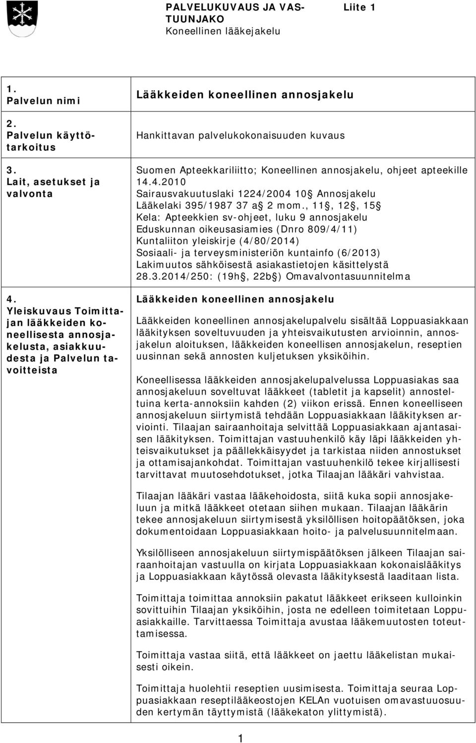 ohjeet apteekille 14.4.2010 Sairauvakuutulaki 1224/2004 10 Anno Lääkelaki 395/1987 37 a 2 mom.