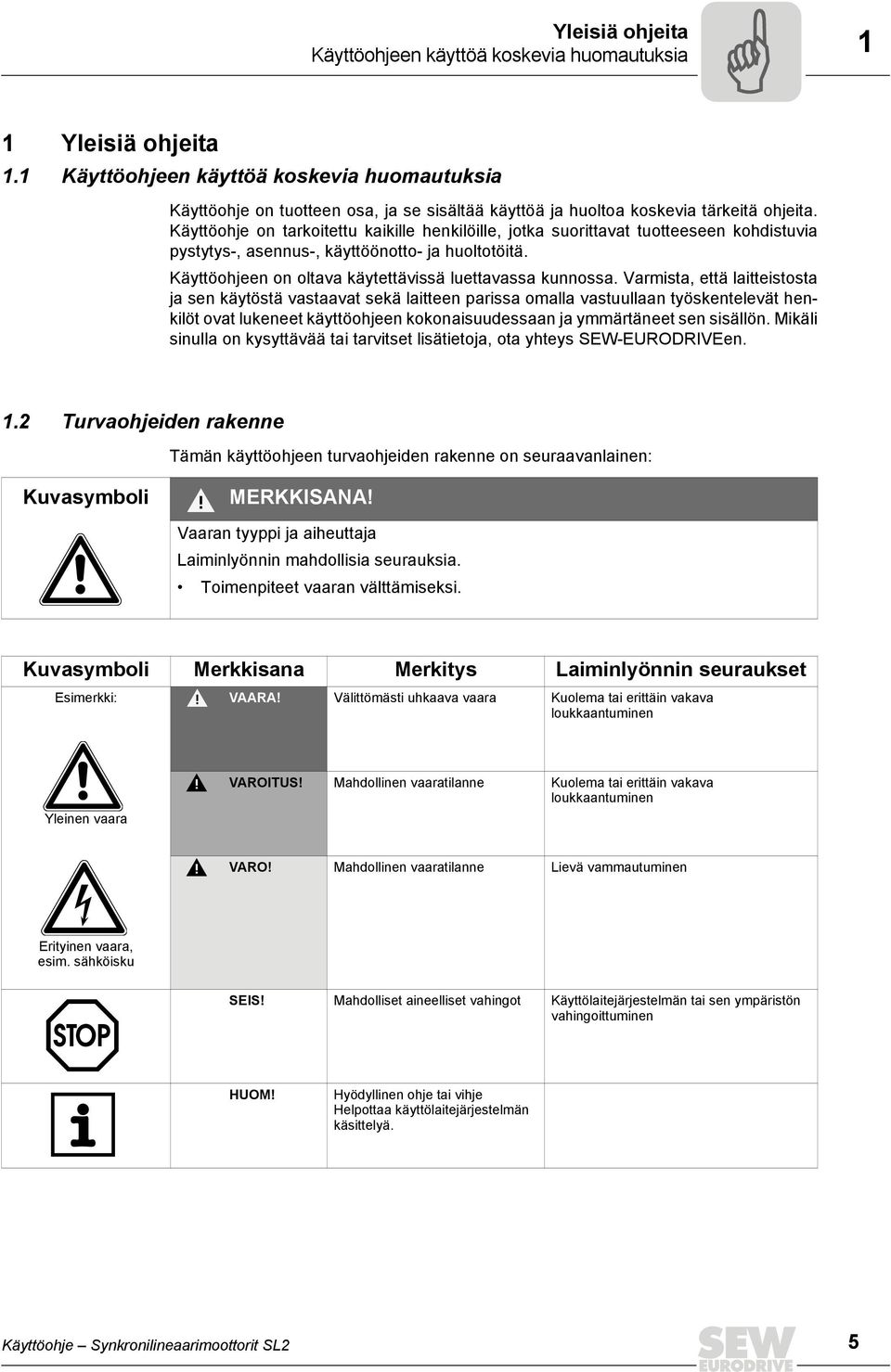 Käyttöohje on tarkoitettu kaikille henkilöille, jotka suorittavat tuotteeseen kohdistuvia pystytys-, asennus-, käyttöönotto- ja huoltotöitä. Käyttöohjeen on oltava käytettävissä luettavassa kunnossa.