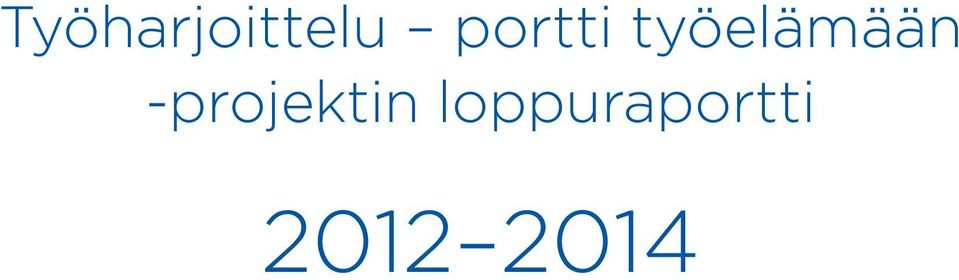 työelämään