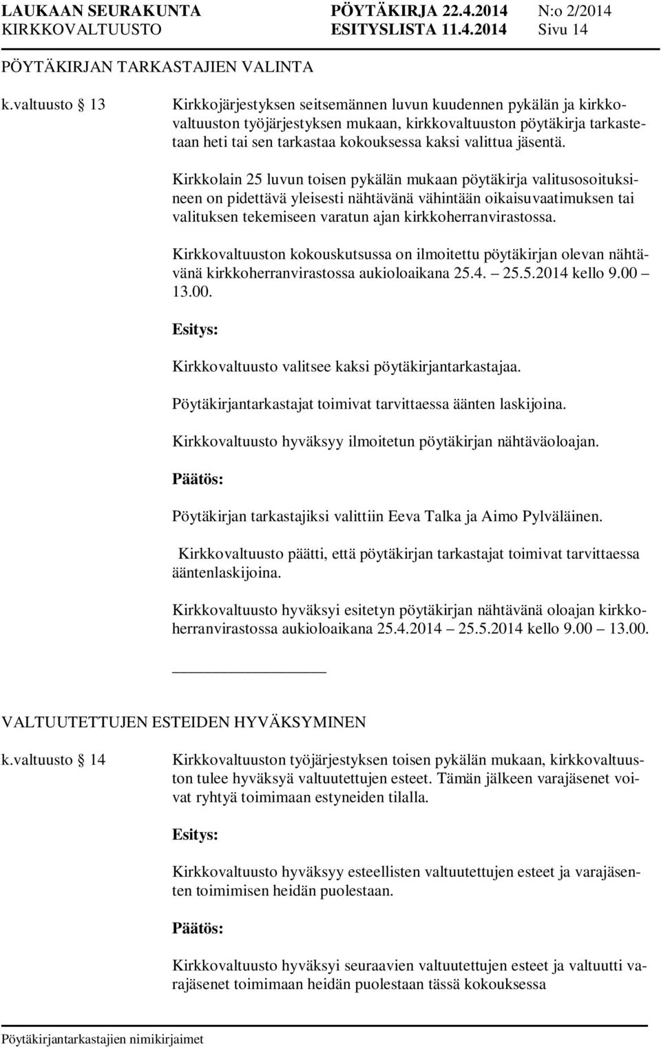 valittua jäsentä.