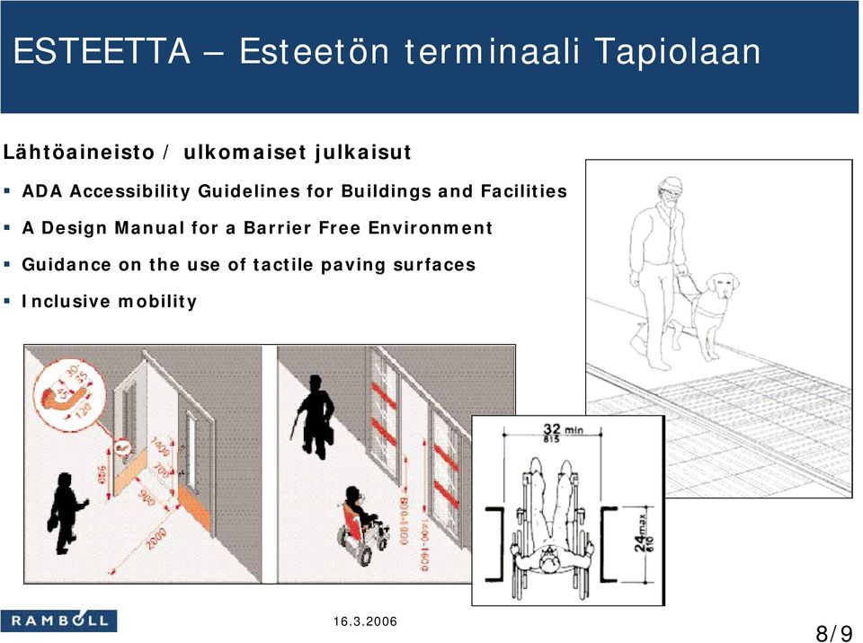 A Design Manual for a Barrier Free Environment