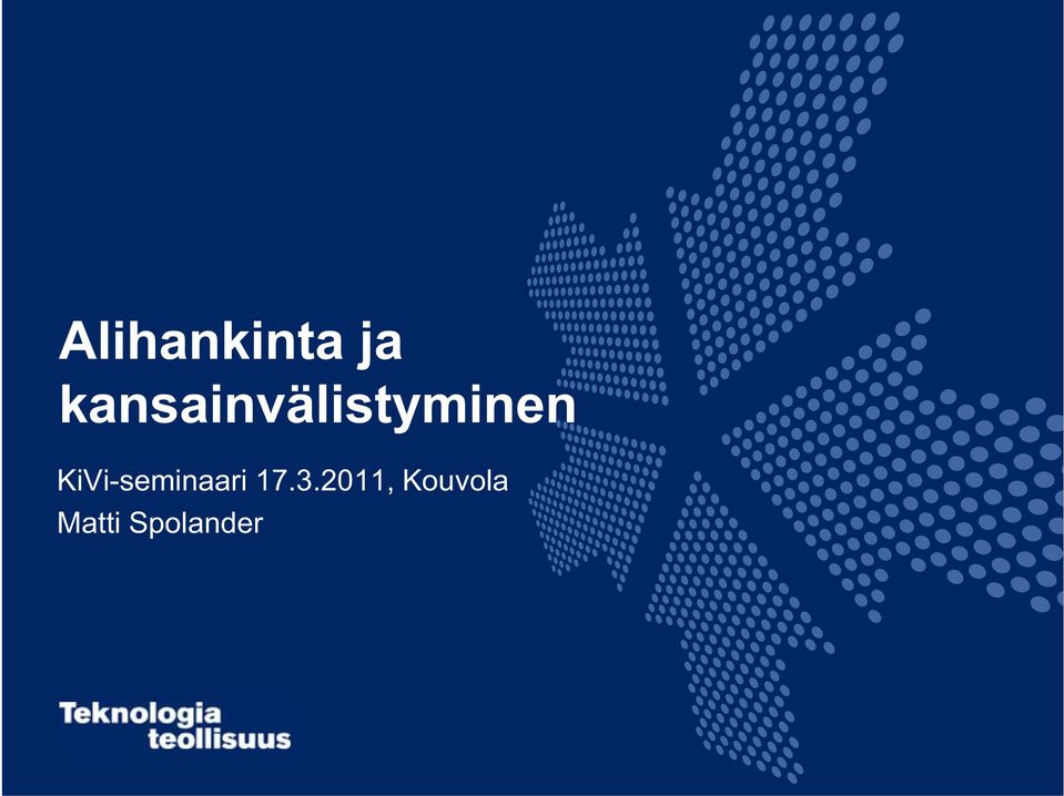 KiVi-seminaari 17.3.