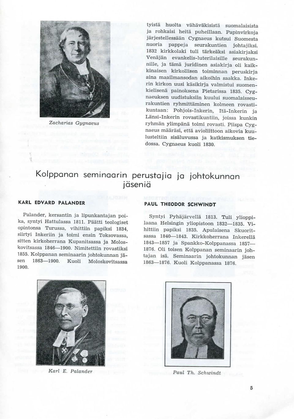 saakka. Inkerin kirkon uusi kasikirja valmistui suomenkielisena painoksena Pietarissa 1835.