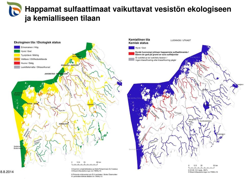 vaikuttavat vesistön