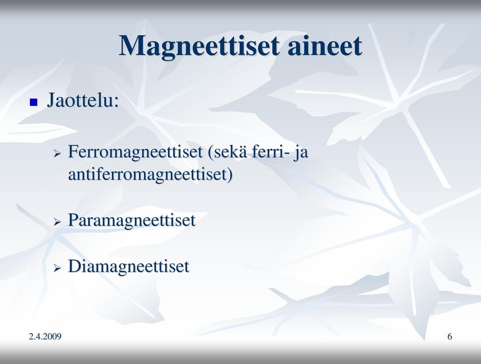 antiferromagneettiset)