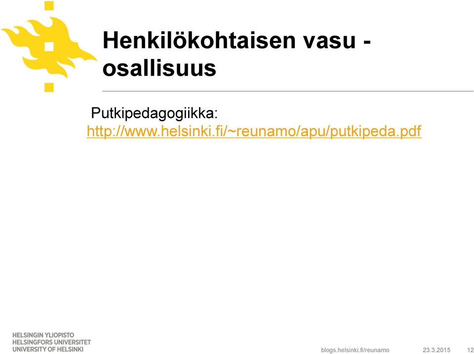 Putkipedagogiikka: