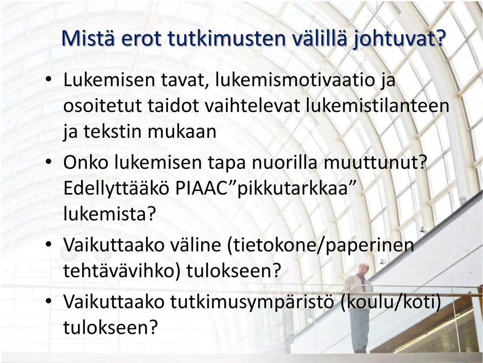 tekstin mukaan Onko lukemisen tapa nuorilla muuttunut?