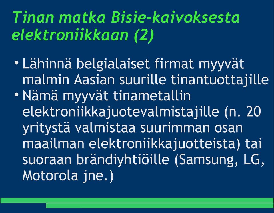 elektroniikkajuotevalmistajille (n.